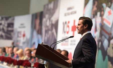 EL PRESIDENTE PEÃ‘A NIETO AGRADECE A LA CRUZ ROJA MEXICANA POR 105 AÃ‘OS DE SOLIDARIDAD Y COMPROMISO CON LOS MEXICANOS