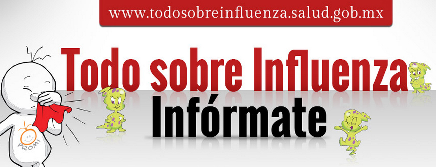 Secretaría de Salud pone a disposición micrositio sobre influenza estacional a (H1N1)