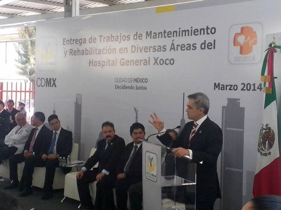Entrega de Trabajos de Mantenimiento y Rehabilitación del Hospital Gral Xoco