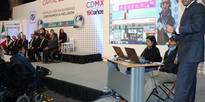 Inauguran primeros sitios web para personas con discapacidad de América Latina
