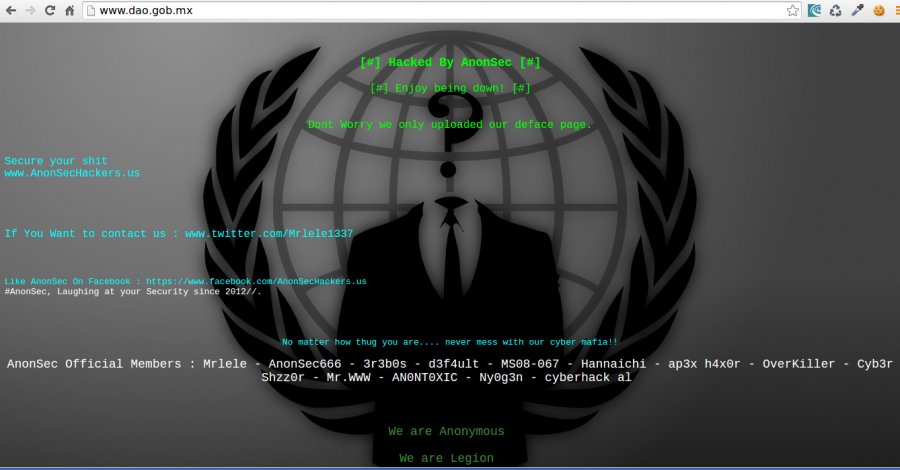 HACKEAN EL PORTAL WEB DE LA DELEGACIÓN ÁLVARO OBREGÓN