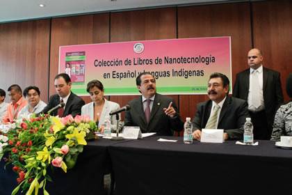 Presentan en Senado libros de nanotecnología en español y lenguas indígenas