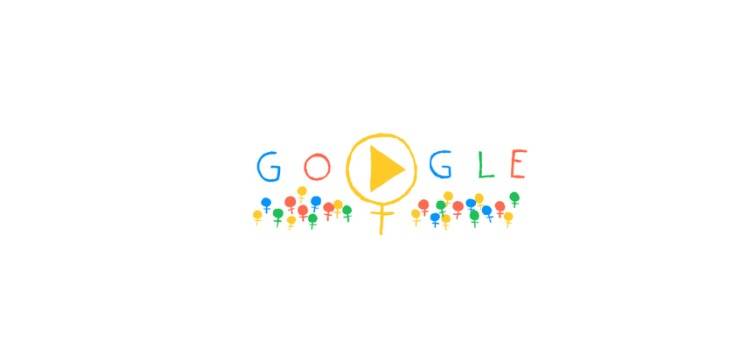 GOOGLE CELEBRA A LAS MUJERES EN SU DÍA CON UN DOODLE