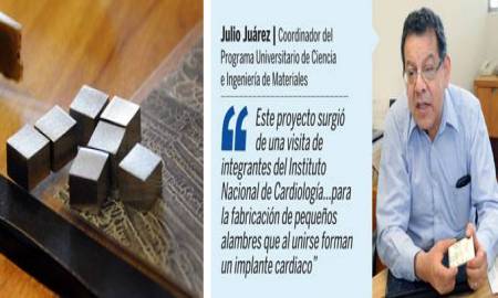 CREAN EN LA UNAM ALEACIÃ“N METÃLICA PARA FABRICAR PRÃ“TESIS E IMPLANTES