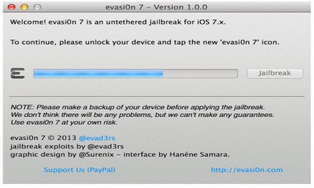 iOS 7 Untethered Jailbreak para iPhone, iPad y iPod