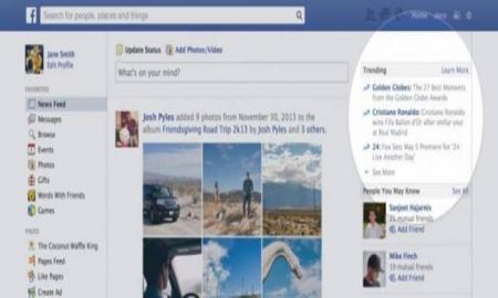 Facebook lanza sus trending topic