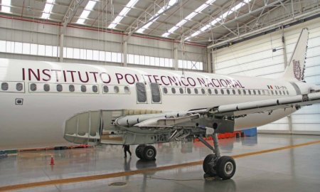 DONAN A IPN AVIÃ“N DE LA EMPRESA INTERJET PARA FORMACIÃ“N ACADÃ‰MICA