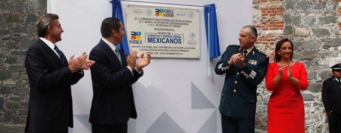 ANUNCIA SECTUR EN PUEBLA CAMPAÑA PARA PROMOVER MUSEOS DEL EJÉRCITO