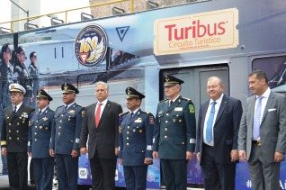 PONEN EN OPERACIÓN, EL TURIBUS CIRCUITO CENTENARIO DE LA FUERZA AÉREA MEXICANA