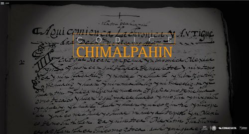 CÃ“DICE CHIMALPAHIN, AL ALCANCE DEL PÃšBLICO A TRAVÃ‰S DE INTERNET