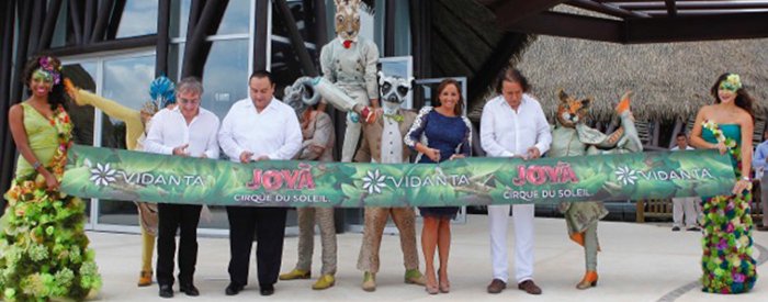 INAUGURA LA SECRETARIA RUIZ MASSIEU TEATRO VIDANTA Y EL SHOW JOYA DE CIRQUE DU SOLEIL