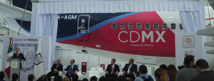 LA CAPITAL YA TIENE SU AVIÓN CDMX