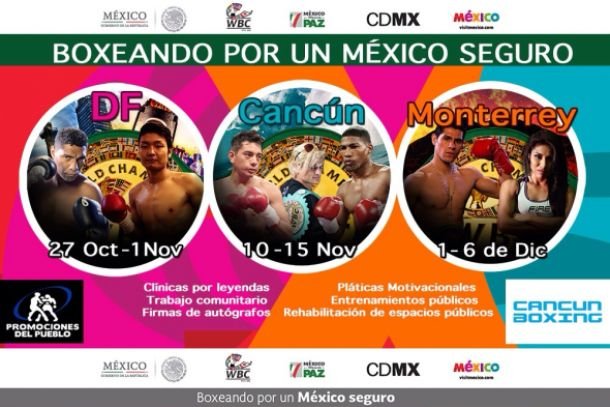INICIA EN MONTERREY, LA TERCERA SEMANA DE BOXEANDO POR UN MÉXICO SEGURO