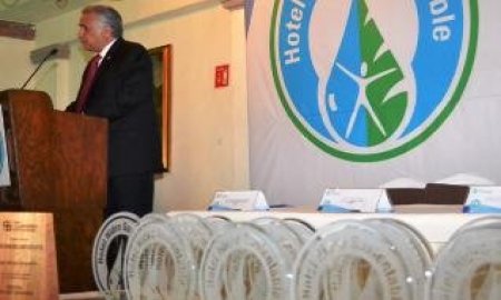 ACUDE EL SECRETARIO DE TURISMO, MIGUEL TORRUCO MARQUÃ‰S, A LA ENTREGA DE DISTINTIVOS DE HOTEL HIDRO SUSTENTABLE