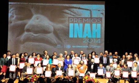  ENTREGAN PREMIOS INAH A LO MÃS SOBRESALIENTE EN LA INVESTIGACIÃ“N ANTROPOLÃ“GICA
