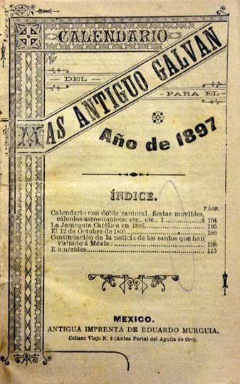 LA COLECCIÃ“N DEL CALENDARIO DE GALVÃN PODRÃ SER CONSULTADA