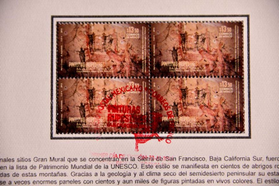 MÉXICO EMITE PRIMER TIMBRE POSTAL CON TEMÁTICA RUPESTRE