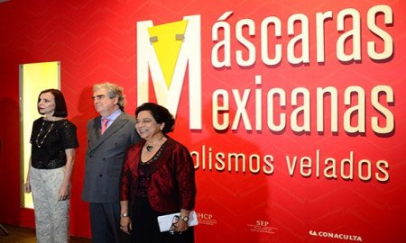 INAUGURAN EN PALACIO NACIONAL LA EXPOSICIÃ“N MÃSCARAS MEXICANAS