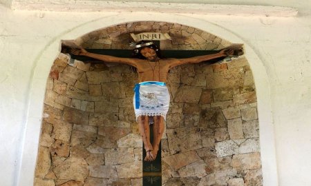 RECUPERAN â€˜PIELâ€™ DEL CRISTO DEL AMOR, VENERADO EN EL TEMPLO DE POPOLÃ, YUCATÃN