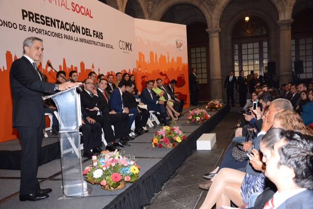 Por primera vez 16 delegaciones y GDF reciben más de 700 mdp del FAIS