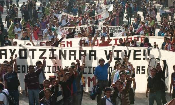 MARCHAS Y PAROS EN LA CDMX POR AYOTZINAPA