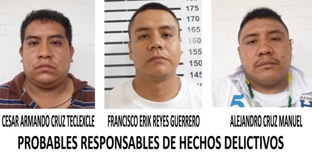 FORMAL PRISIÃ“N A PRESUNTOS HOMICIDAS