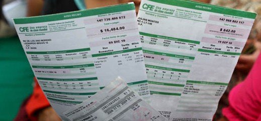 DEBEN RECIBOS DE CFE SER IMPUGNABLES POR VÃA DEL AMPARO