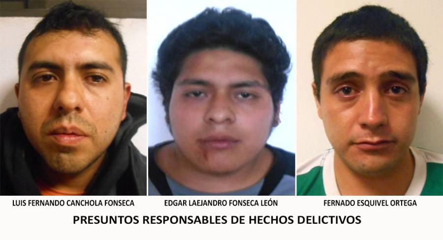 PGJDF EJERCE ACCIÓN PENAL CONTRA TRES PROBABLES SEUCESTRADORES