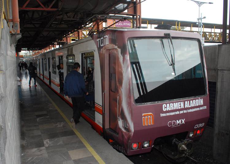 REHABILITAN TRABAJADORES DEL STC EL DÉCIMO CUARTO TREN; SE INTEGRA A LA LÍNEA A