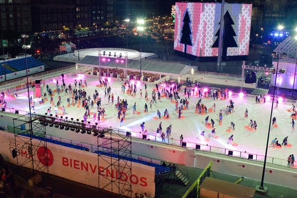 Este lunes abre sus puertas la pista de hielo del ZÃ³calo de la CDMX