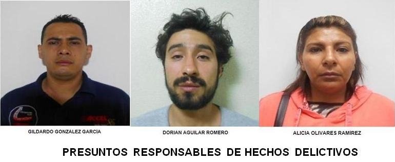 CONSIGNÃ“ PGJDF A TRES PRESUNTOS EXTORSIONADORES