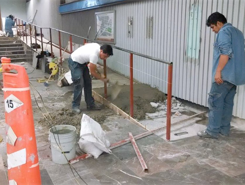 REPORTA EL STC METRO EL PRIMER CUATRIMESTRE DEL PROGRAMA CONSERVACIÓN DE ESTACIONES