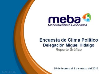 ENCUESTA REFUERZA TENDENCIA GANADORA DEL PRD EN MIGUEL HIDALGO