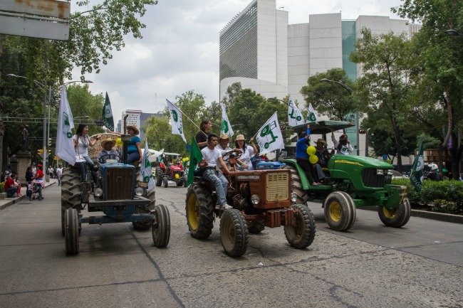 ORGANIZACIONES CAMPESINAS ANUNCIAN MARCHA EL PRÓXIMO 18 DE MARZO EN DF