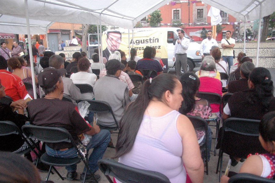 PONER UN ALTO A LAS AGRESIONES DE LOS a€œARAÑEROSa€, PIDEN VECINOS A AGUSTÍN TORRES