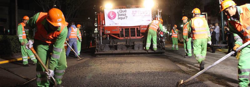 LAS CALLES DE LA CDMX SE RENUEVAN