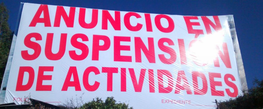 Suspenden anuncios espectaculares en la carretera México-Toluca