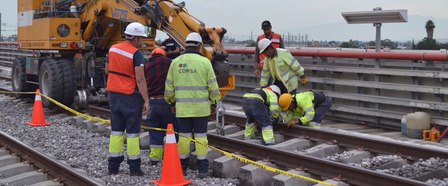 Concluyen desmantelamiento de vía en las curvas 10, 11 y 12 de la Línea 12 del Metro