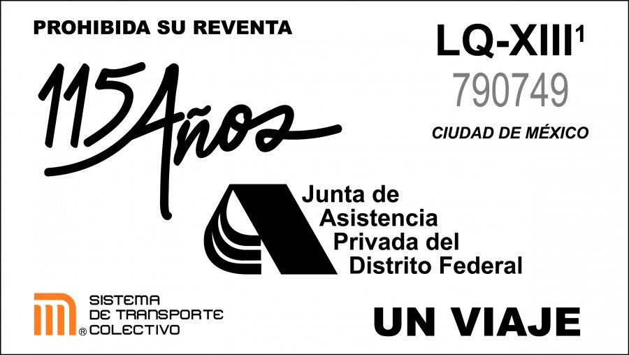EMITE EL STC BOLETO CONMEMORATIVO POR EL 115 ANIVERSARIO DE LA JAPDF