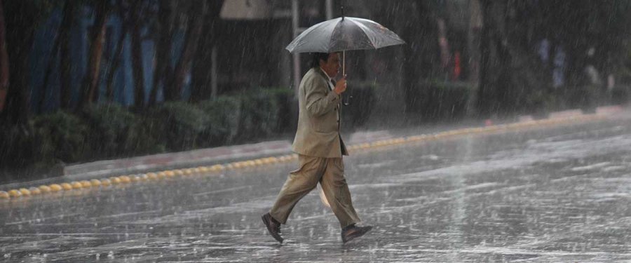 Se prevé un 60 por ciento de lluvias por la tarde en la CDMX