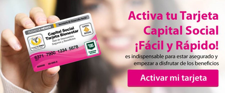 Habitantes de CDMX obtienen descuentos y beneficios con Tarjeta Bienestar Capital Social