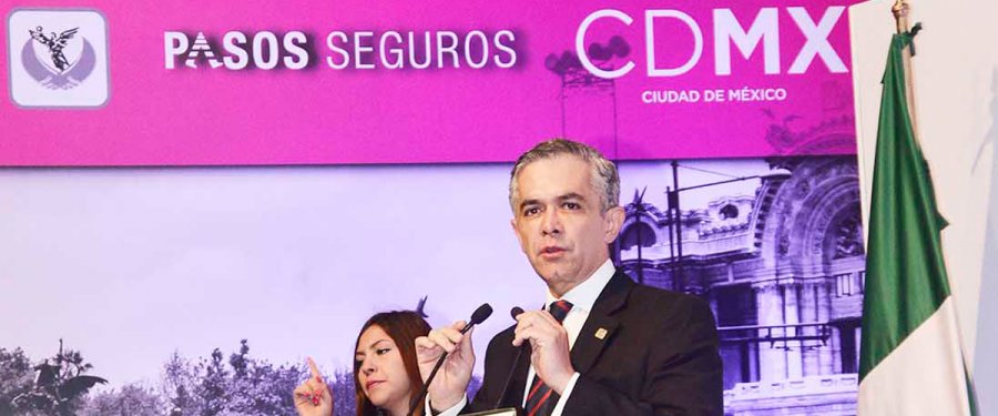 Presenta Jefe de Gobierno Estrategia de Seguridad Vial a€œ Pasos Seguros a€œ