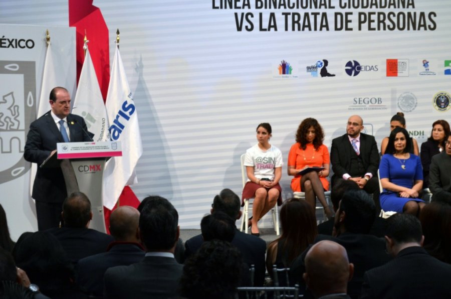 COMBATE AL DELITO DE TRATA DE PERSONAS, COMPROMISO DE LA PGJDF