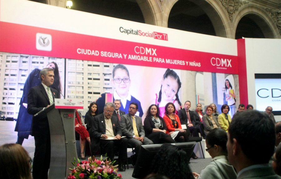 Presenta Jefe de Gobierno programa a€œCDMX Ciudad Segura y Amigable para Mujeres y Niñasa€