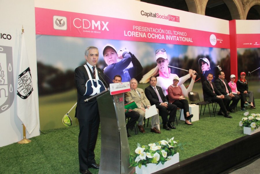 Presenta Jefe de Gobierno â€œTorneo Lorena Ochoa Invitationalâ€ de golf
