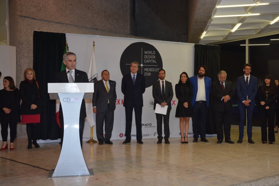 Anuncia Jefe de Gobierno designación de la Ciudad de México como Capital Mundial del Diseño 2018
