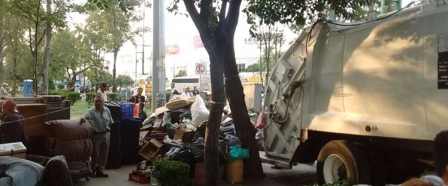 RETIRA PLANTÓN MOVIMIENTO DE LOS 400 PUEBLOS