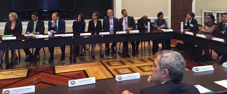 SE REÚNE JEFE DE GOBIERNO CON MIEMBROS DEL STARFF DEL VICEPRESIDENTE DE ESTADOS UNIDOS, JOE BIDEN