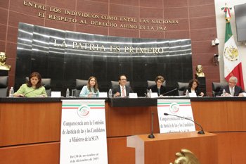 Álvaro Castro Estrada, candidato a la SCJN, comparece ante senadores