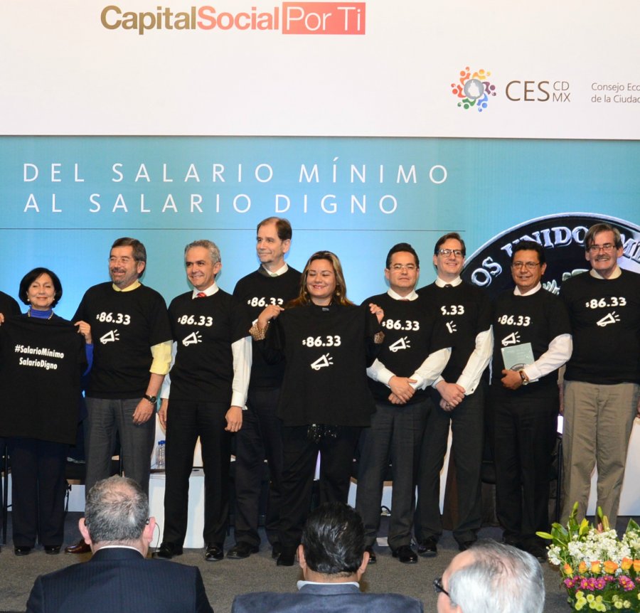 Solicita Jefe de Gobierno un salario mínimo real y no simulado